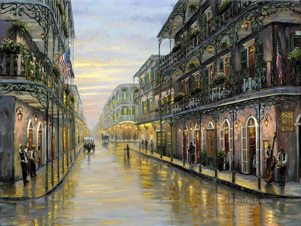 Paisajes urbanos de Nueva Orleans, Luisiana Pintura al óleo